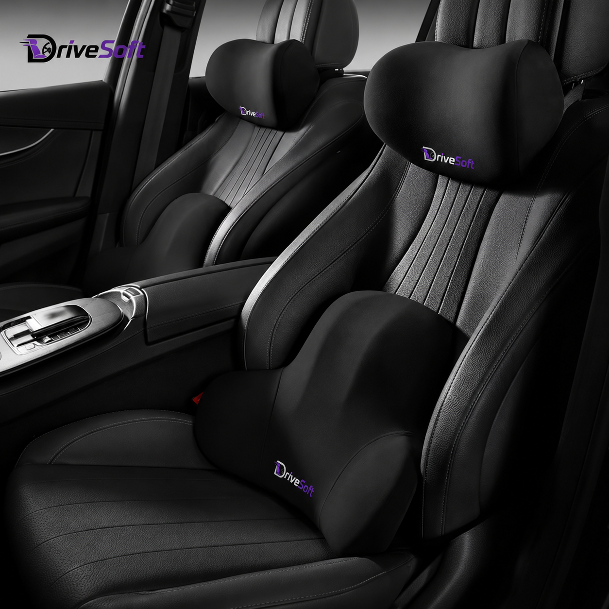 Zagłówek Samochodowy DriveSoft - Pianka Memory Foam