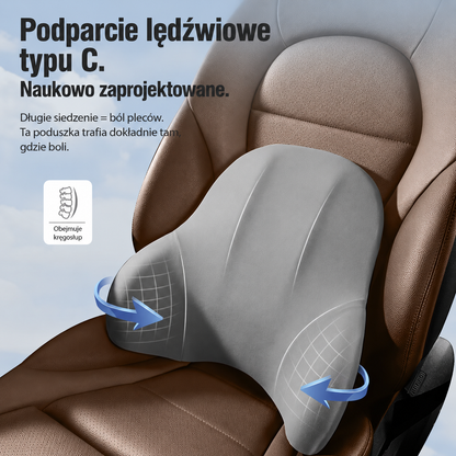 Zestaw DriveSoft - Zagłówek + Podparcie Lędźwiowe Memory Foam