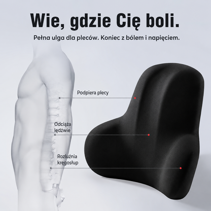 Zestaw DriveSoft - Zagłówek + Podparcie Lędźwiowe Memory Foam